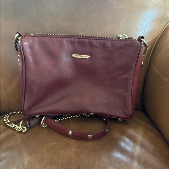 Rebecca Minkoff Red Crossbody Chain Purse Bag - Picture 4 of 13